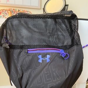 nwot mesh drawstring underarmour bags